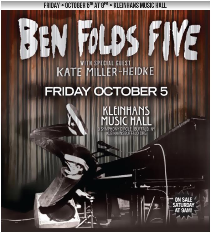 Ben Folds Five concert poster