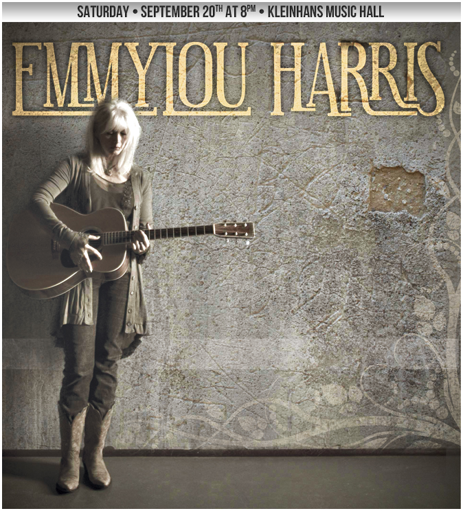 Emmylou Harris concert poster