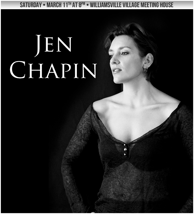 Jen Chapin concert poster